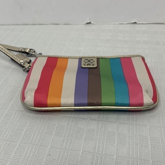 Bonnie Cashin legacy striped Coach wristlet - Picture 5 of 8